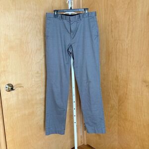Banana Republic Slim Fit Gray Dobby Dress Pants Men Size 34x36 Business Casual